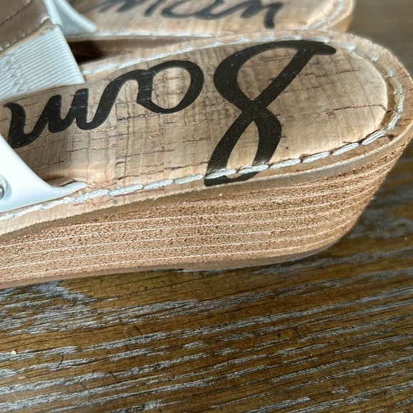 EUC Sam Edelman Gala Two Strap Low Wedge Sandals Women’s Size 8 - Picture 5 of 7